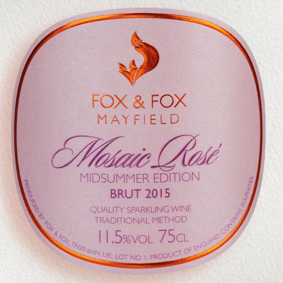 Mosaic Midsummer front label cutout